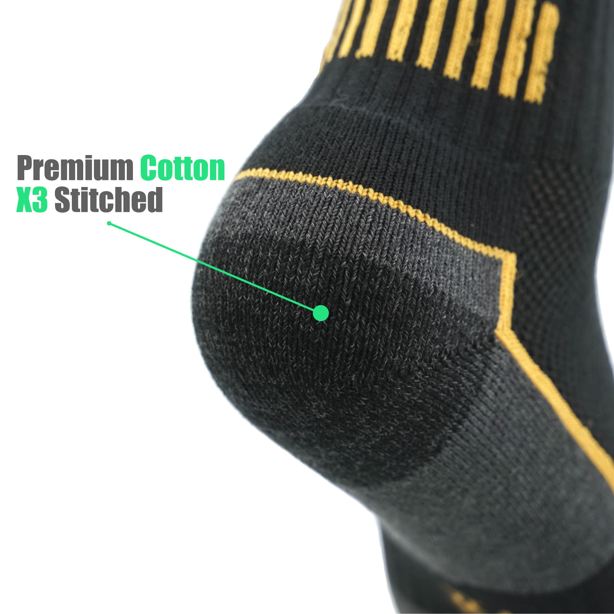 86% premium cotton blend provides breathable comfort from ARE YOU SAVER.