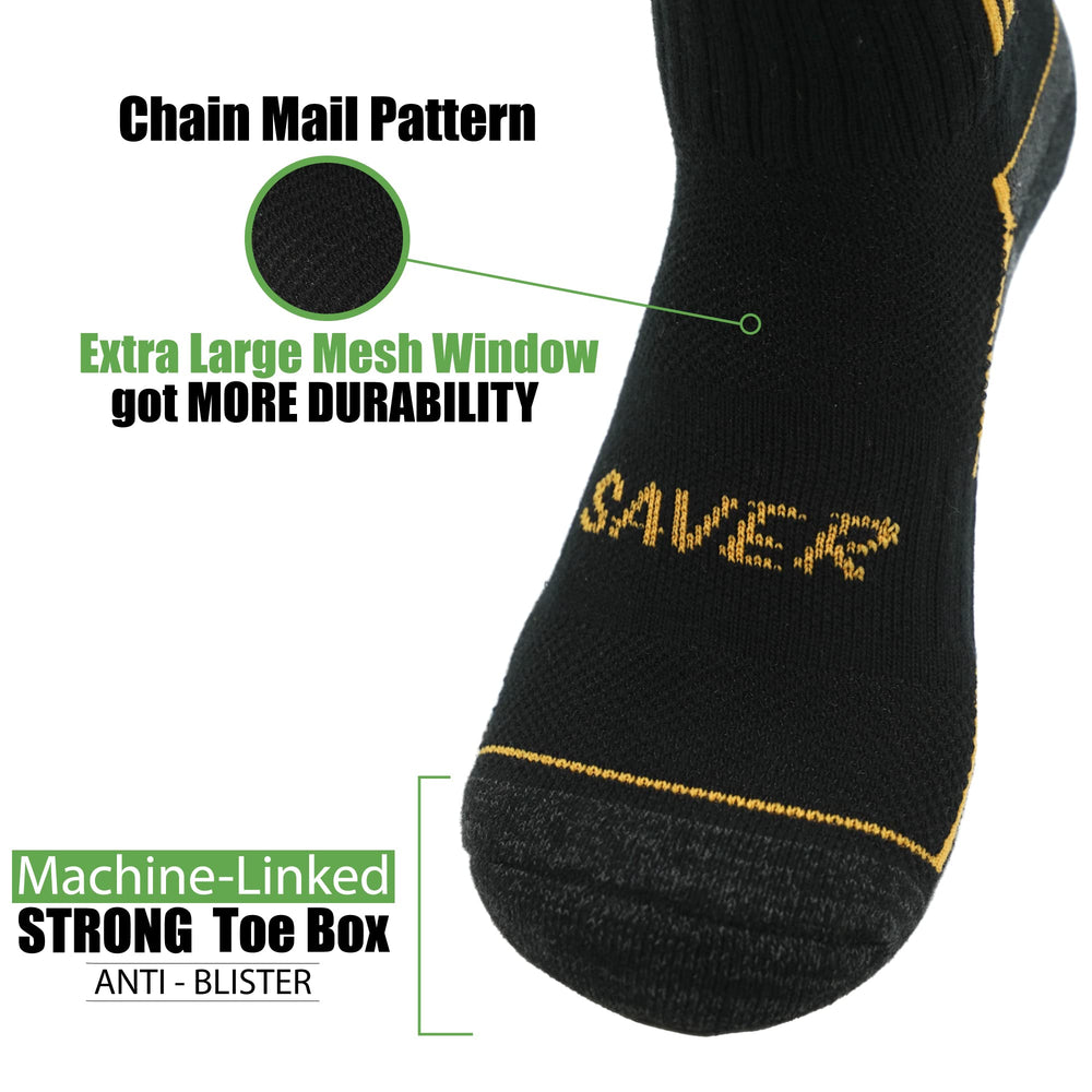 ARE YOU SAVER Sock worn for trekking, hiking, running and outdoor life.