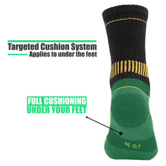 Dri-Tech moisture-wicking fabric helps keep feet dry during activities.
