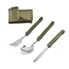 ARFUKA camping spoon with stainless steel head for outdoor meals