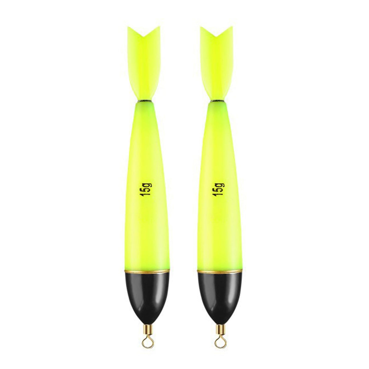 Argzm 2Pcs floating buoys glow float for night visibility while fishing