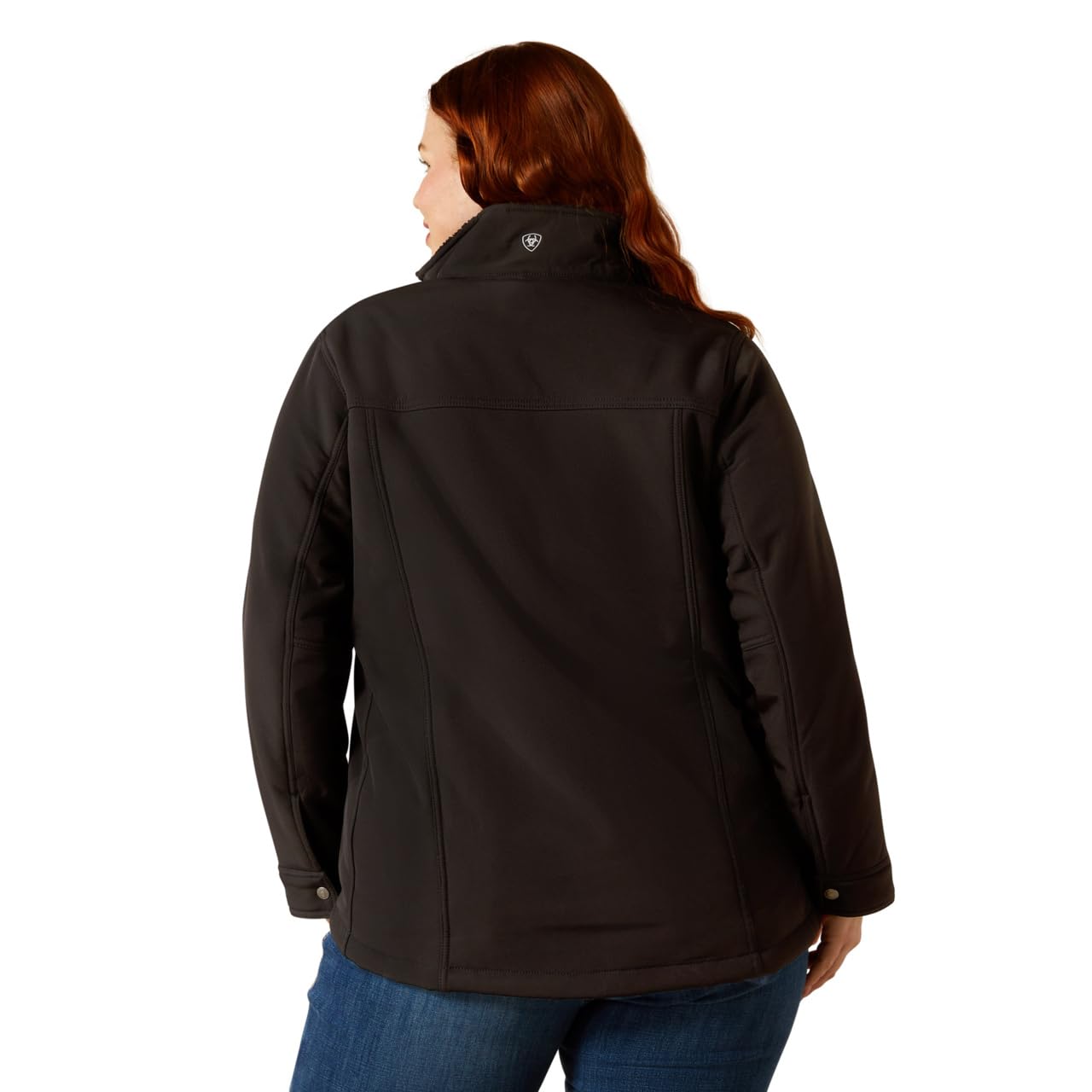ARIAT Women Berber Back Softshell Jacket wear-outfit demonstrates comfortable layering for daily use