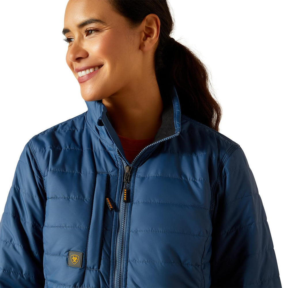 Insulation close-up reveals 100g Cool Climate insulation for lightweight warmth.