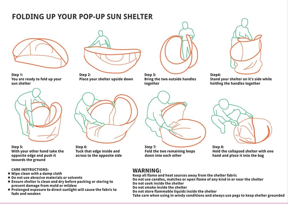Ariel EDGE outdoor shelter ready for park or beach family trips.