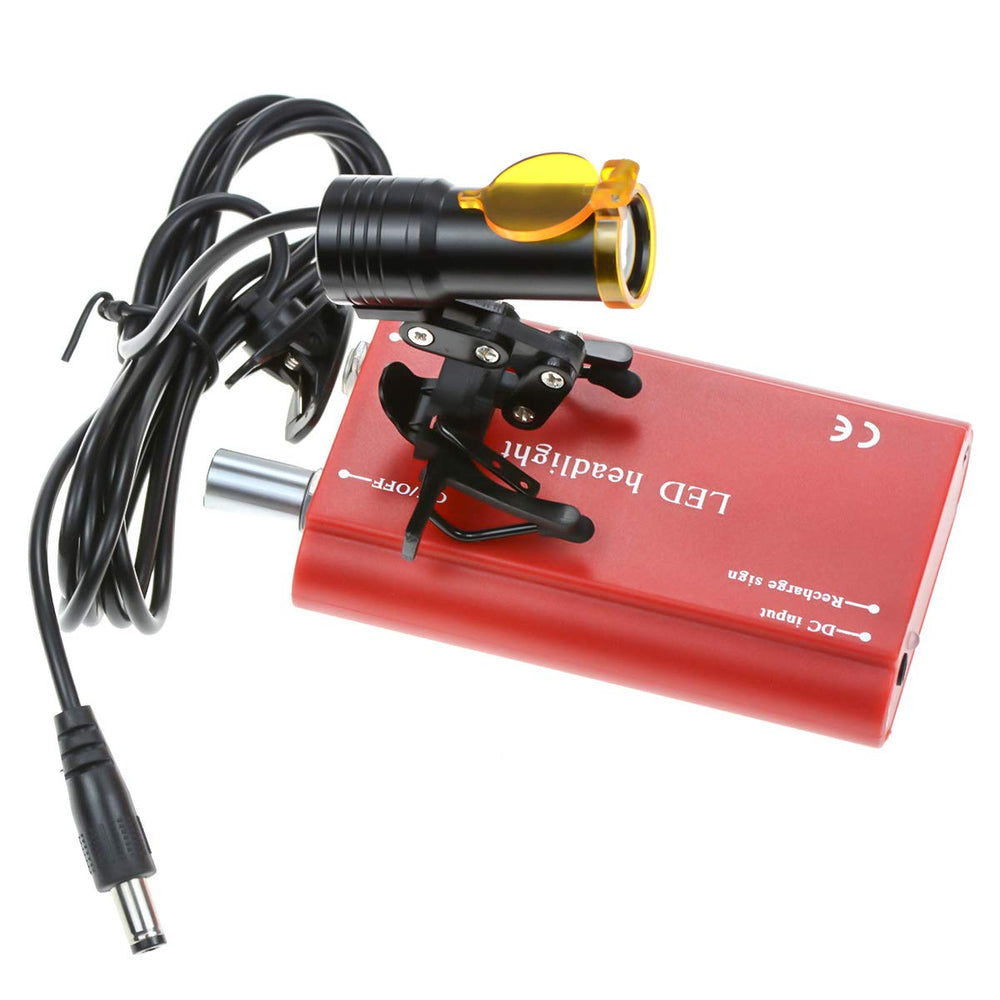 Clip-on magnifier attachment enables quick setup