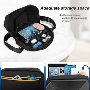 arimepi LED sling bag used in cycling and hiking scenarios
