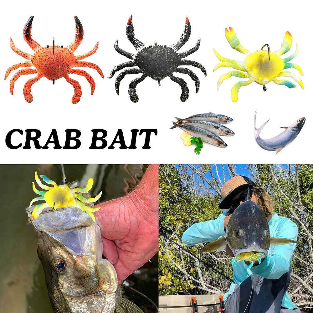 Arinda Smash Crab with integrated lead hook and weight for precise casts
