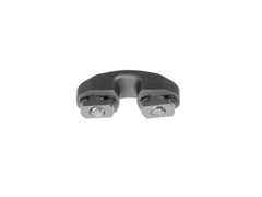 Radiused pass-through minimizes wear on loop cables