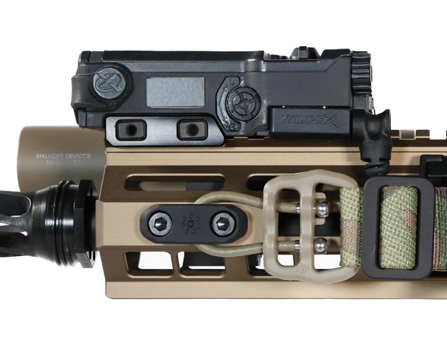 Includes two M-Lok nuts and mounting screws for installation