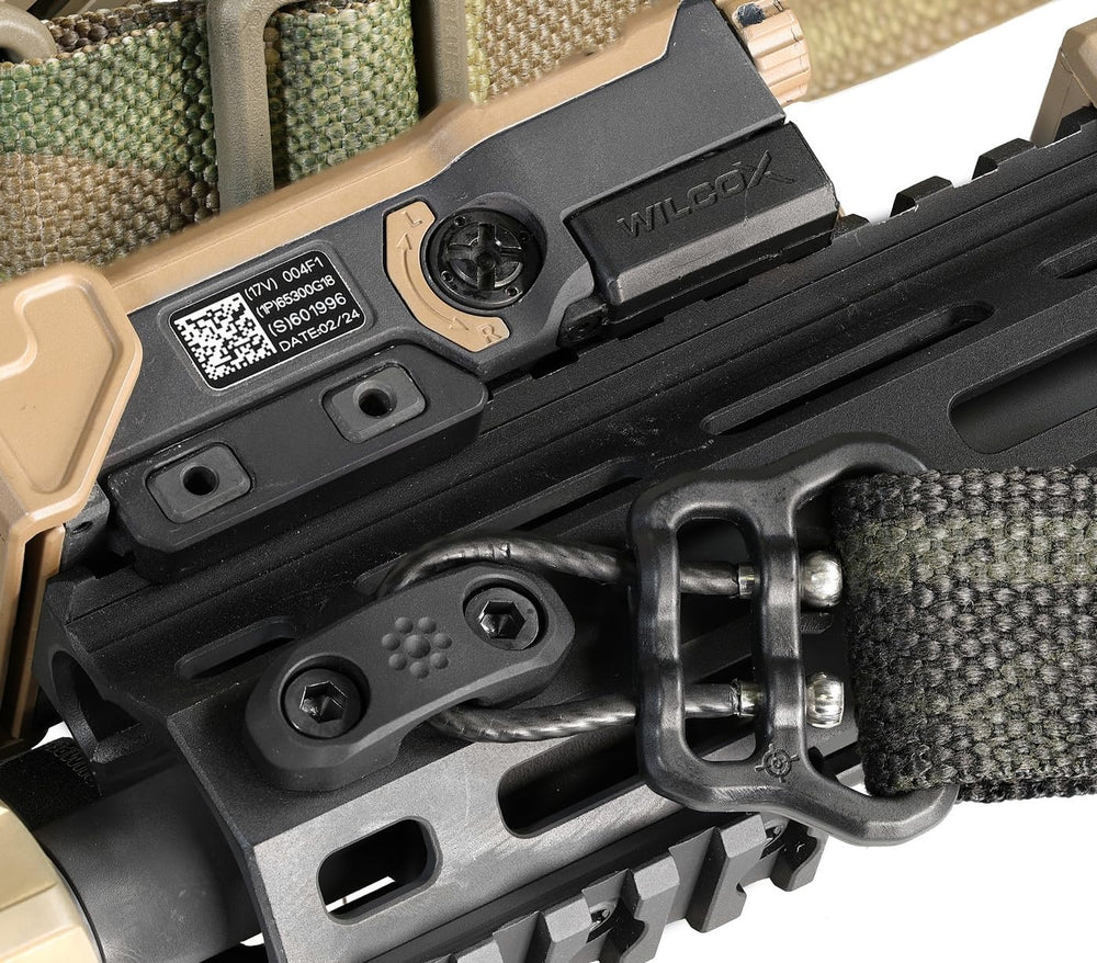 Sling lies flat against handguard with ULM guidance