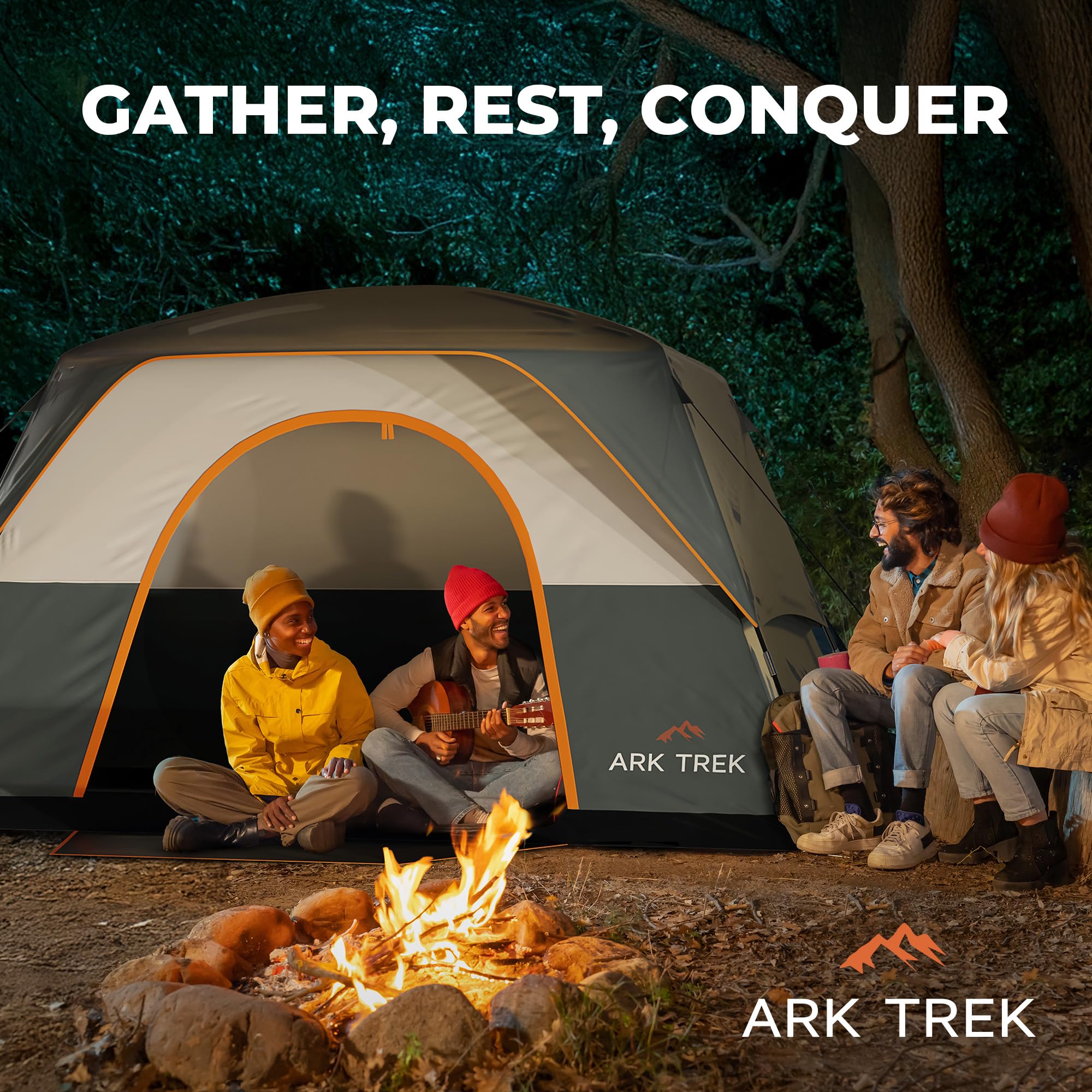 ArkTrek mesh windows provide open breeze and bug-free relaxation.