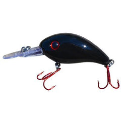 ARKIE CD-236 Black crankbait attracts crappie, walleye, and bass.