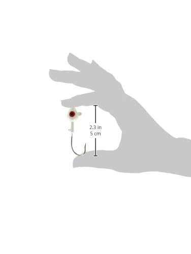 Arkie Lures MSHP-12-1-100 saltwater jig heads in White #1, 0.5 oz - image 2