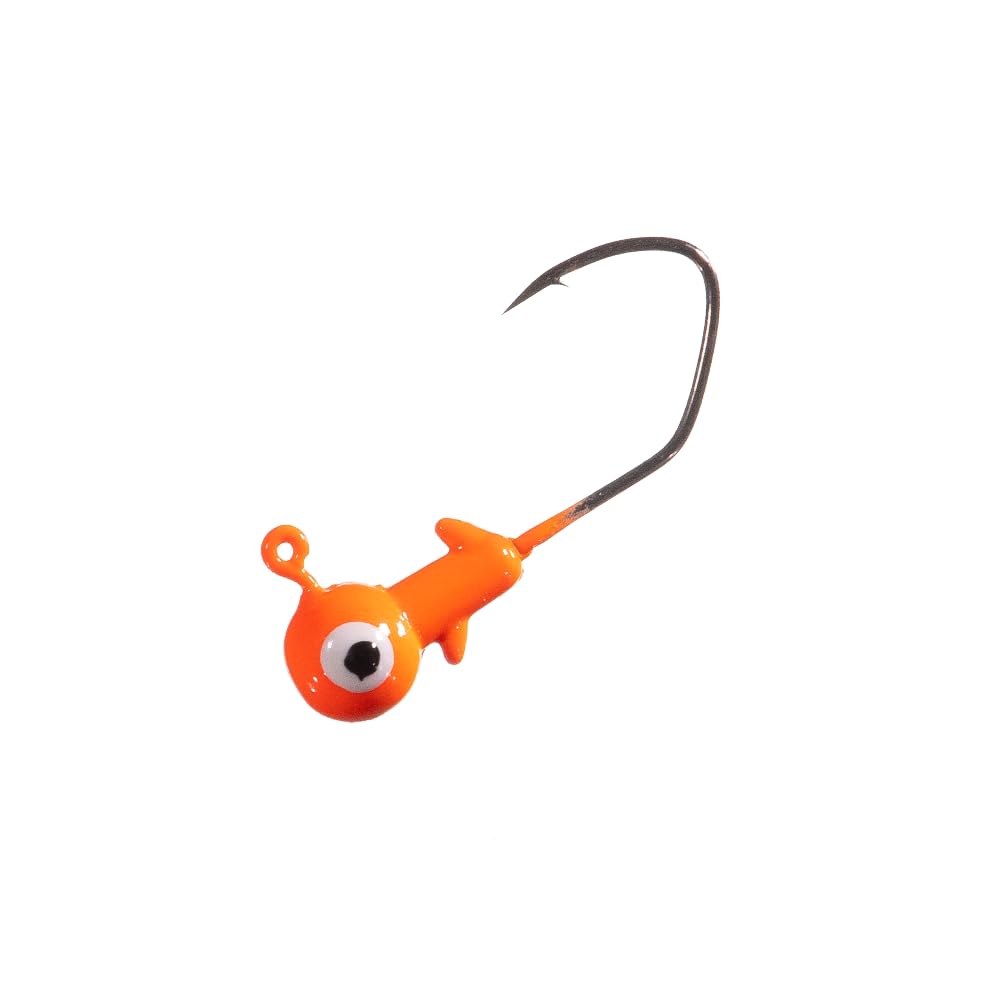 ARKIE PSH-18-10 orange painted sickle jig head for panfish.