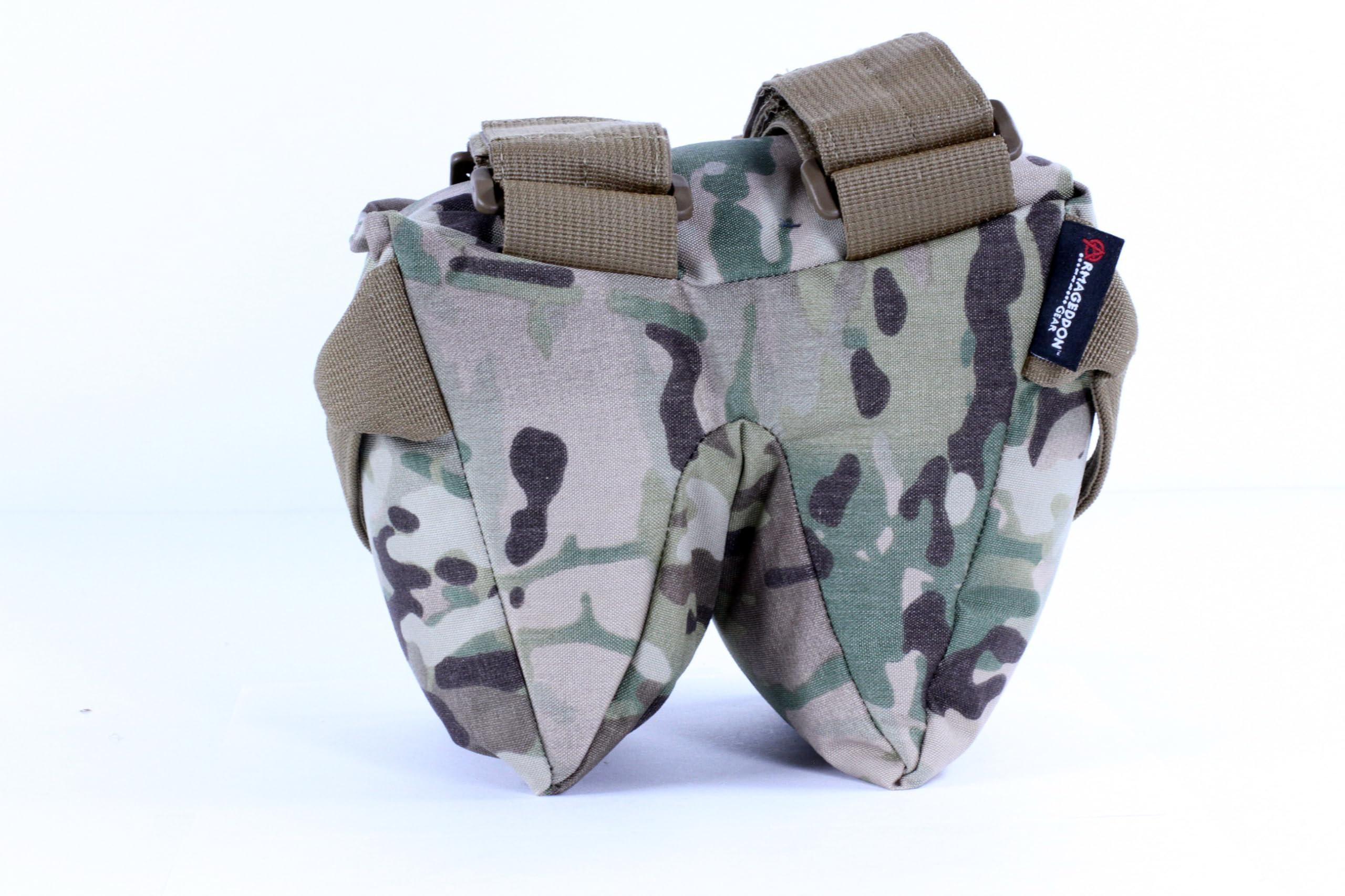 Armageddon Gear Game Changer bag multicam front view showing stable support