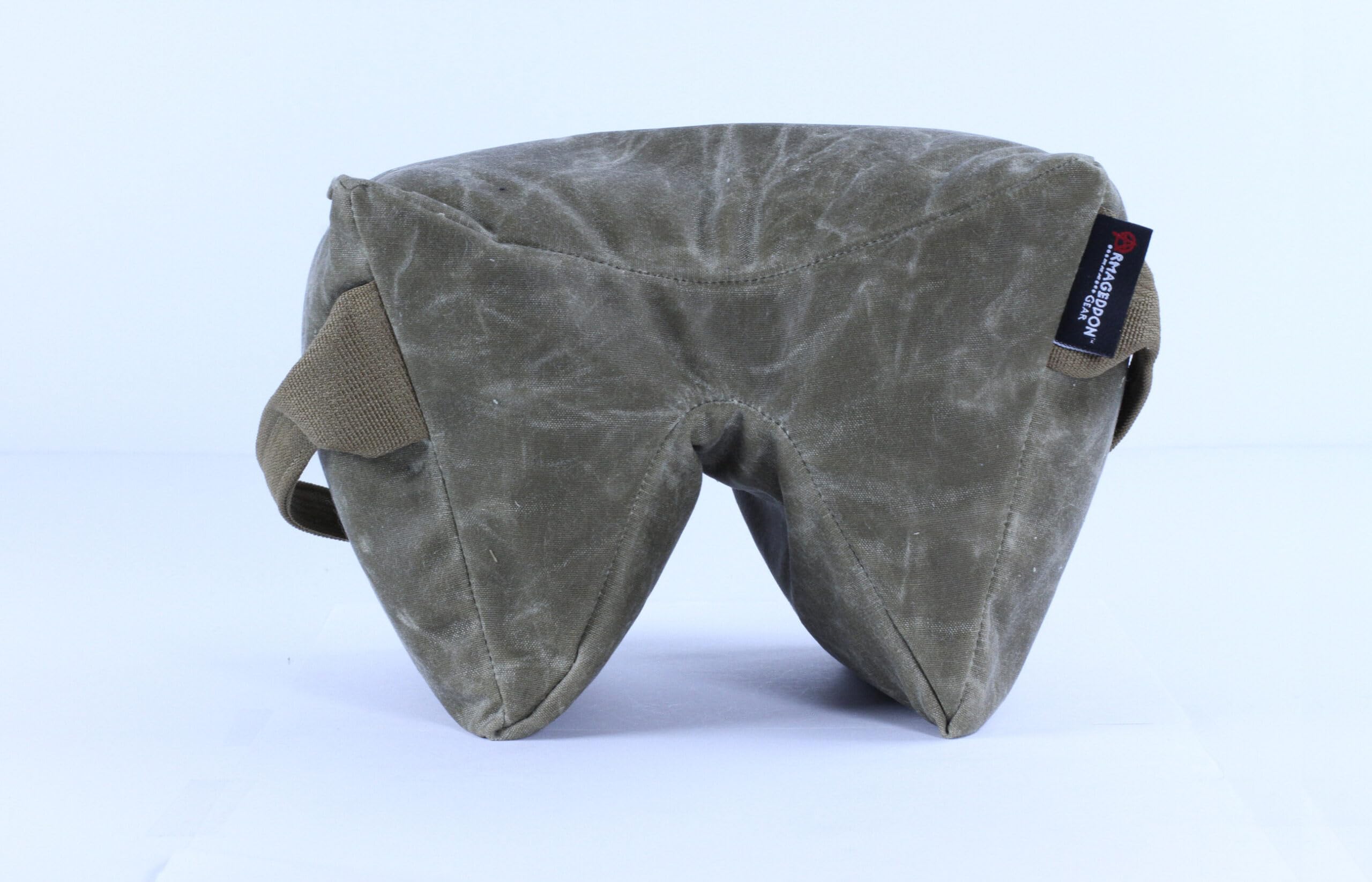 Armageddon Gear OG shooting bag front view showing stable rifle support