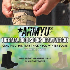 Army Universe GI NYCO winter socks texture emphasizes durability and rugged performance