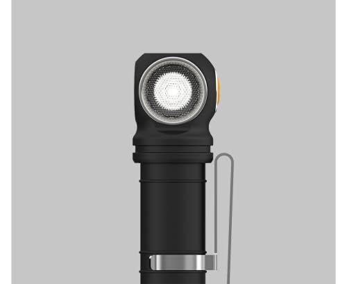 Armytek Wizard C2 Pro Max beam pattern illustrating wide spill and long throw for outdoor visibility.