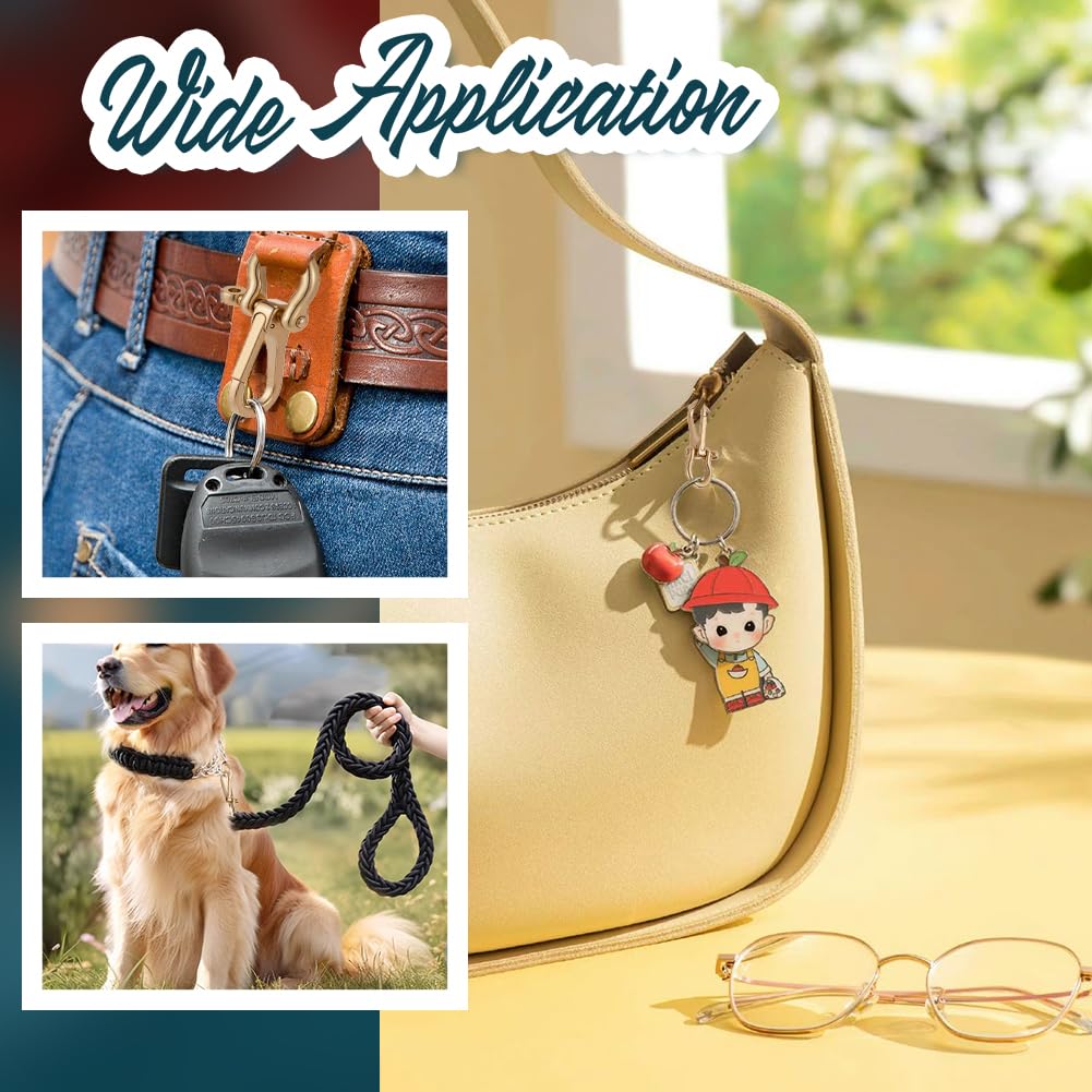Arricraft fashionable keychain clip for wallets and purses
