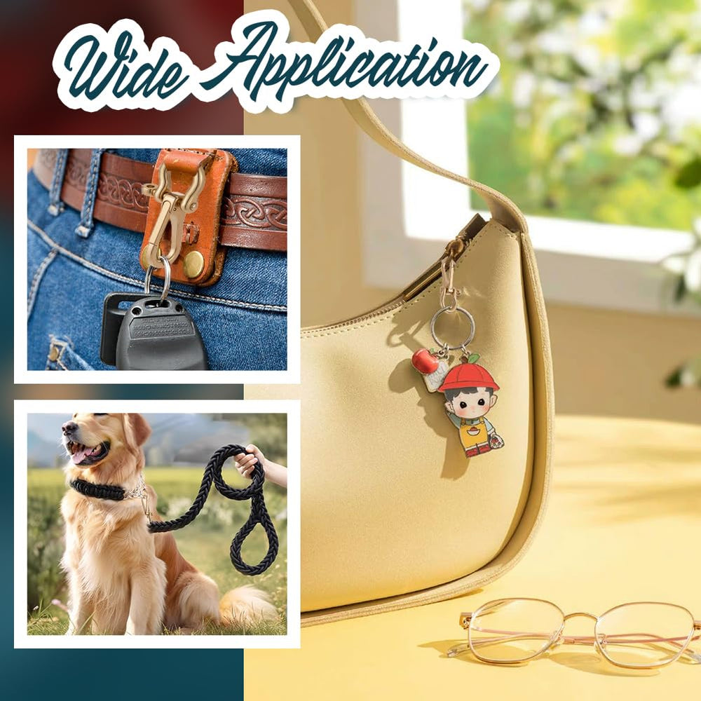 Arricraft fashionable keychain clip for wallets and purses