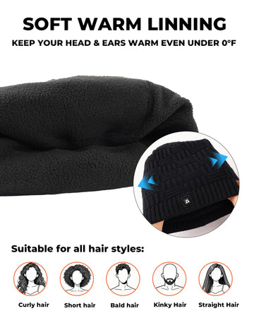 ARRIS heated beanie compact battery and cables for travel and hiking.