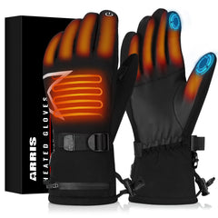 ARRIS heated gloves front view for all-day warmth during outdoor adventures.