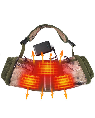 ARRIS heated hunting hand warmer with battery pack provides extended warmth for cold hunts.