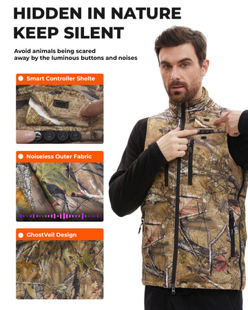 ARRIS heated vest fleece close-up highlighting soft warmth