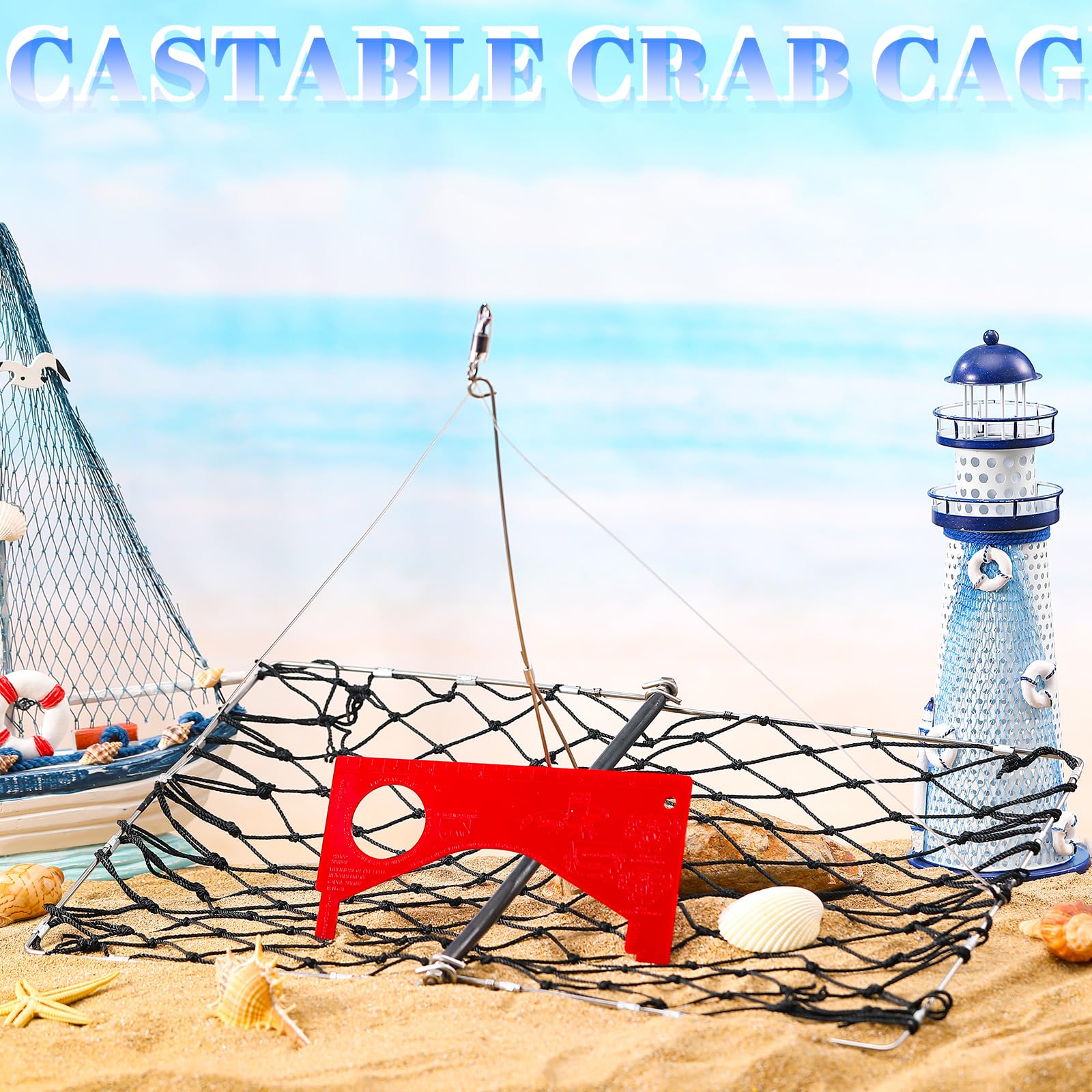 Crab trap packaging and included components