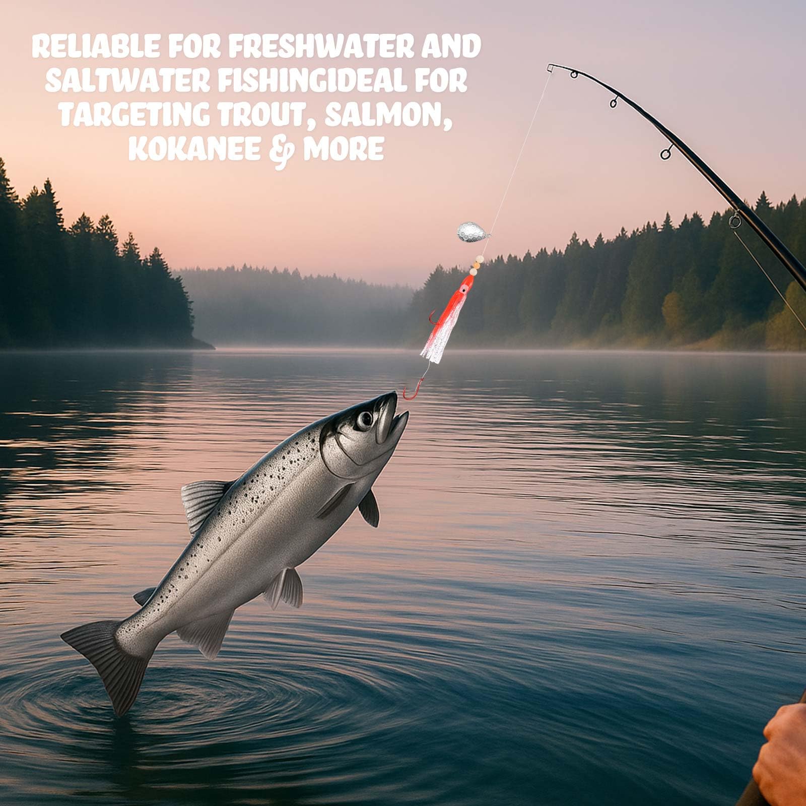 Suitable for freshwater and saltwater fishing