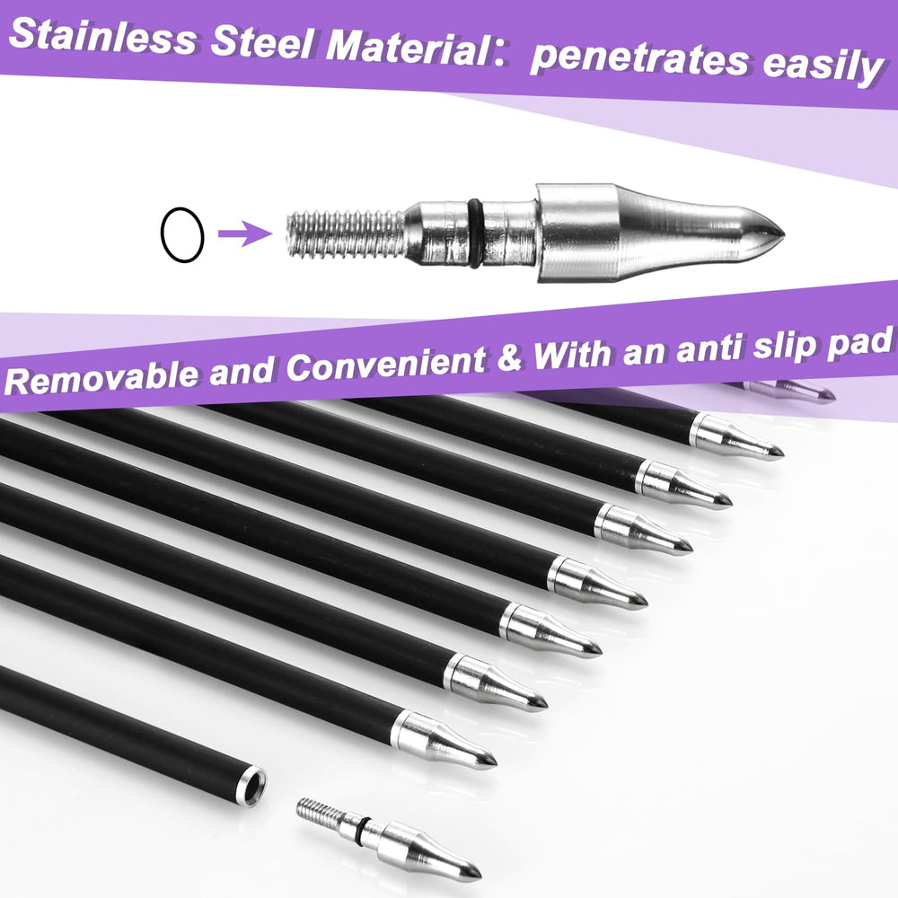 Arrowbash removable tips design enables quick maintenance and customization.