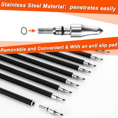 Arrowbash removable tips enable quick field maintenance and customization.