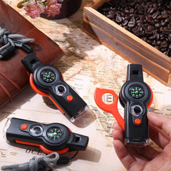 Arrowbash survival whistle with survival mirror helps signaling from a distance.