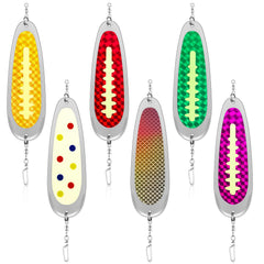 Arrowbash Kokanee Dodger Teardrop Flasher – 4.5 inch, metallic elegant color – front view