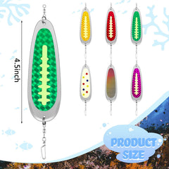 Teardrop flasher in elegant color for trolling lures – 4.5 inch