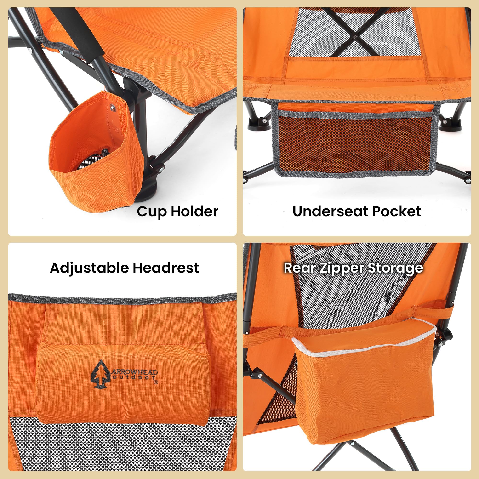 ARROWHEAD OUTDOOR durable polyester fabric for sun and sand outdoor use.