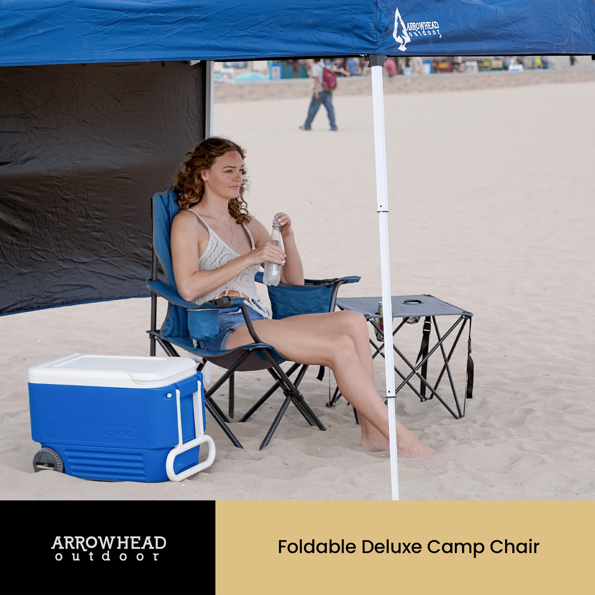 ARROWHEAD OUTDOOR portable folding chair set ideal for camping and events