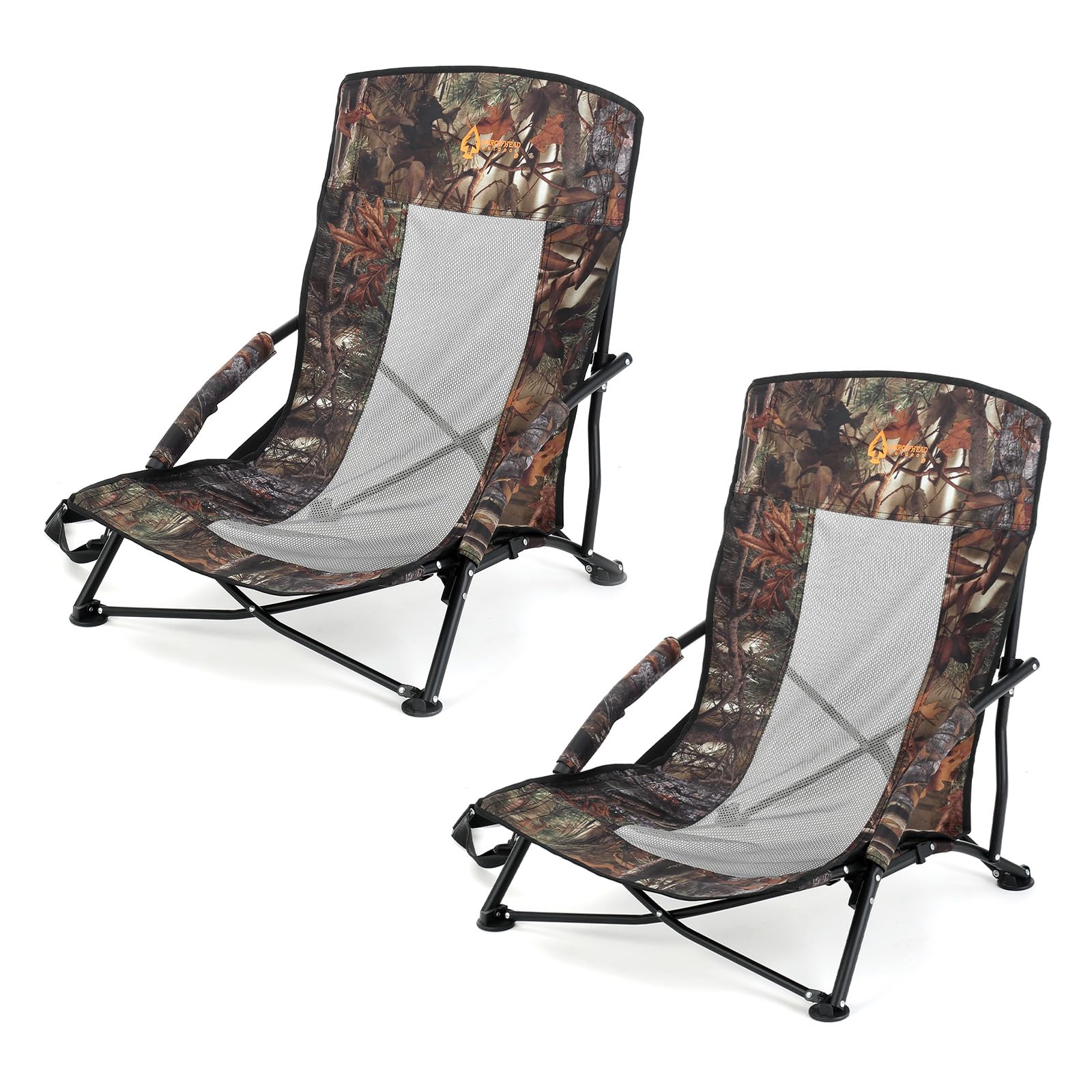 ARROWHEAD OUTDOOR 2-pack turkey blind chair with padded armrests for all-day comfort
