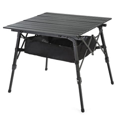 Arrowhead Outdoor 39in folding table with adjustable height for dining at the campsite