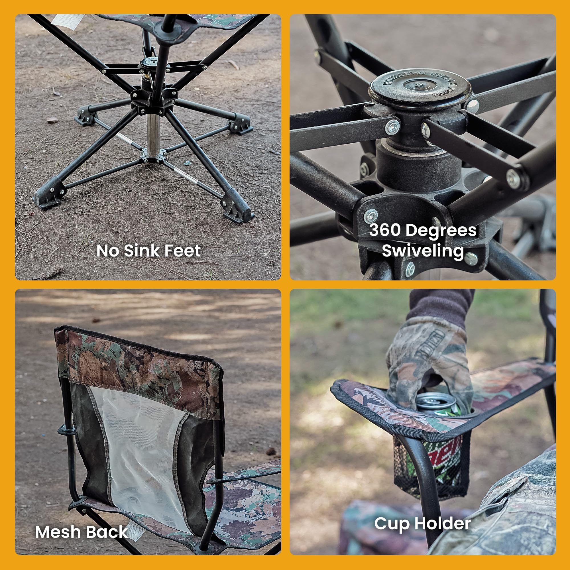 ARROWHEAD OUTDOOR 600D canvas fabric resists outdoor wear.