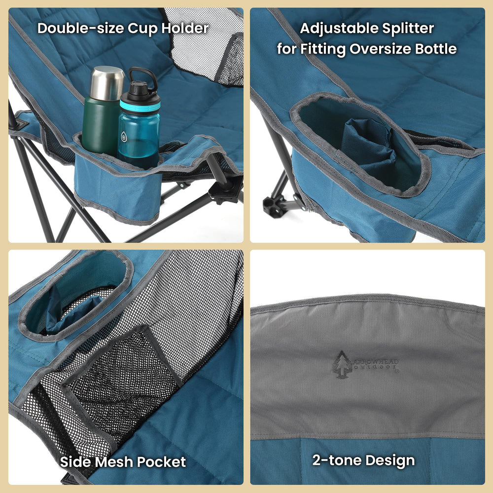 Arrowhead Outdoor chair in carry bag for easy transport