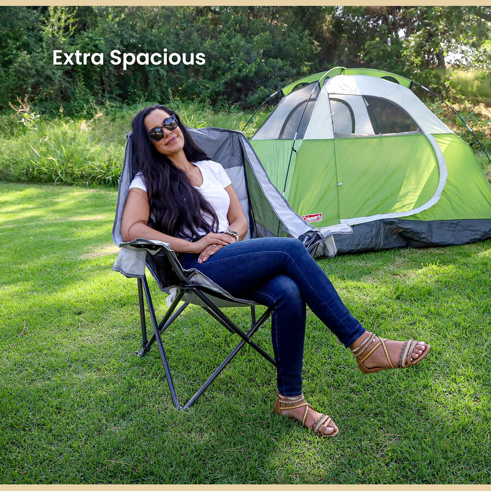 ARROWHEAD OUTDOOR carry bag and quick-fold design for easy transport.