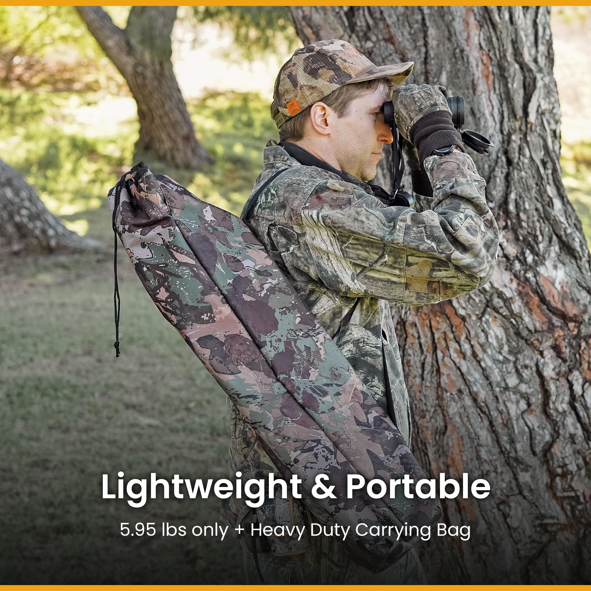 Arrowhead Outdoor carry bag with sling simplifies transport between blinds.