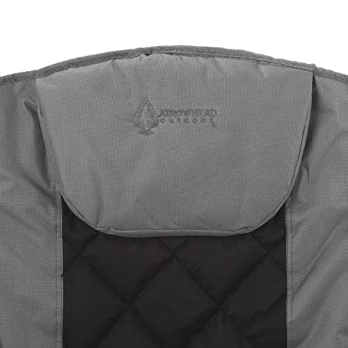 Arrowhead Outdoor chair comfortable seat ideal for camping and tailgating.