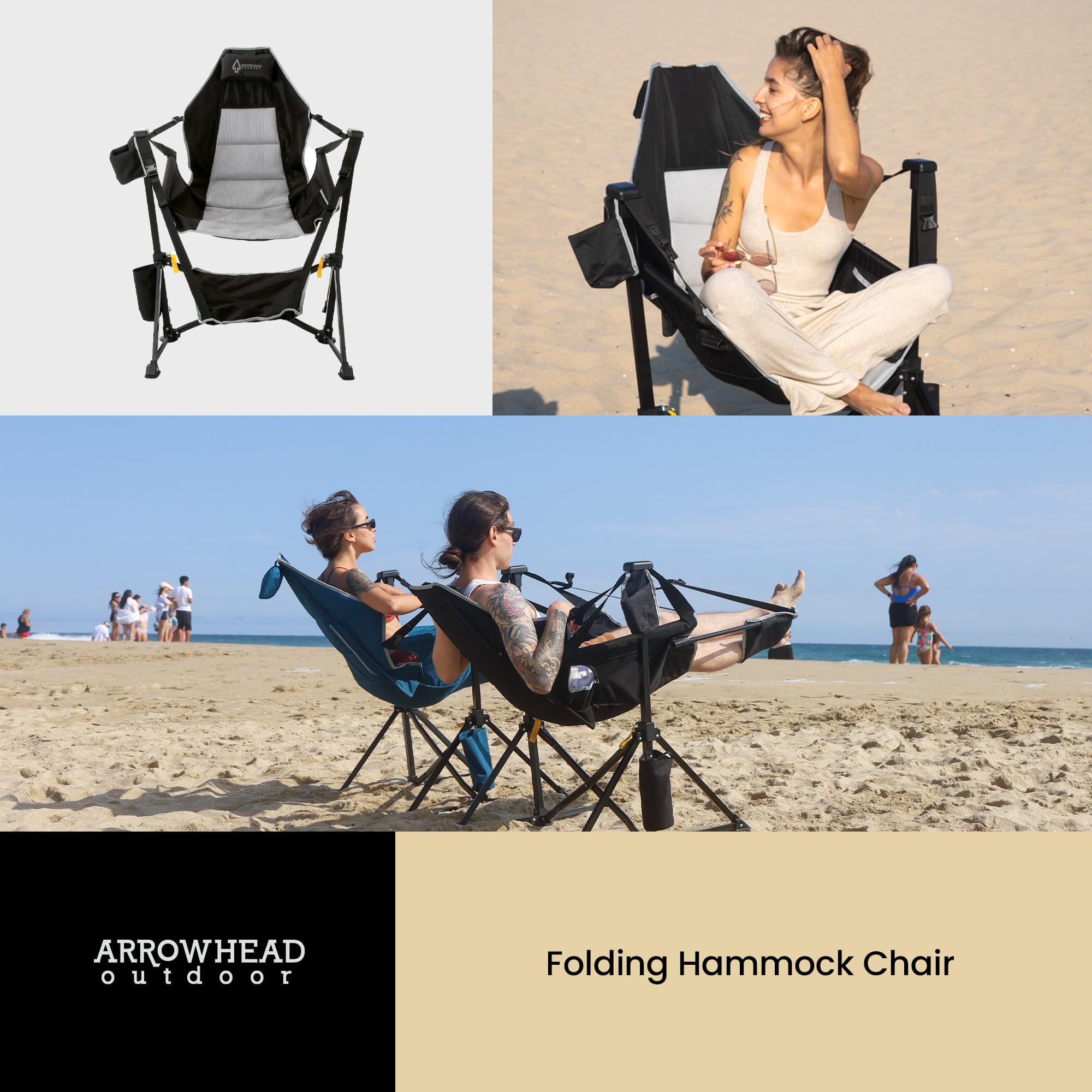 Compact folded carry bag for Arrowhead Outdoor chair storage