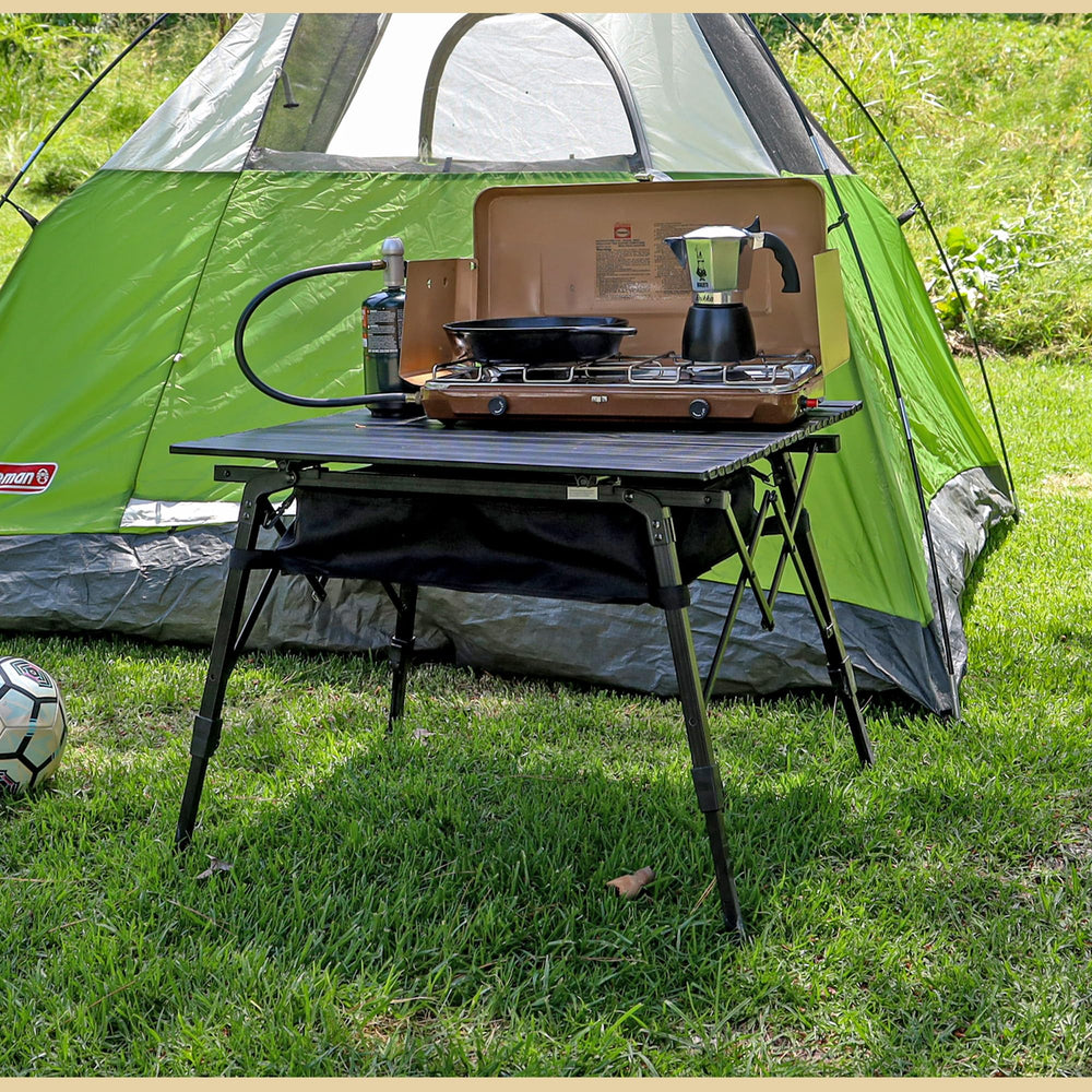 Arrowhead Outdoor compact folding design makes setup quick at the campsite