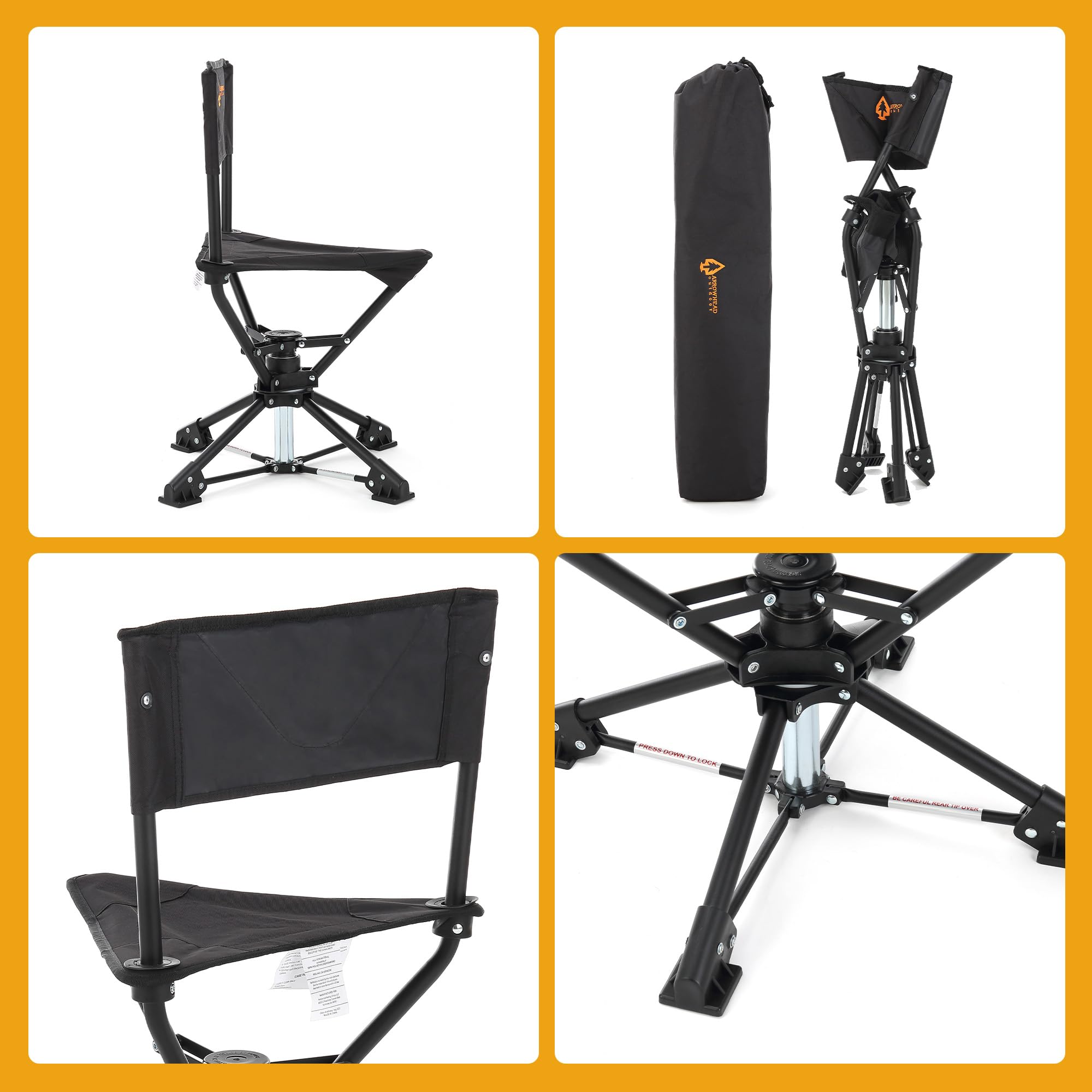 ARROWHEAD OUTDOOR compact setup fits diverse blinds and spaces.