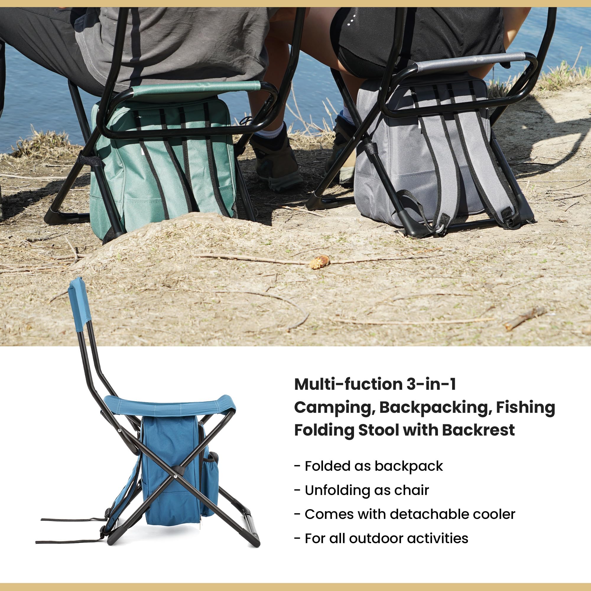 Arrowhead Outdoor exterior pockets organize gear during camping