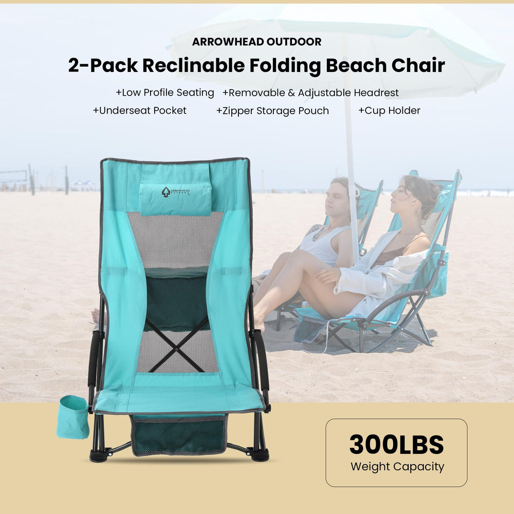 ARROWHEAD OUTDOOR foam armrests offer soft grip and comfort.
