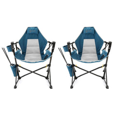 Arrowhead Outdoor folding hammock chair footrest detachable for comfortable outdoor lounging on the go.